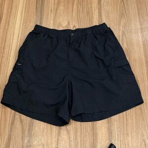 Columbia Men's Black Cargo Shorts